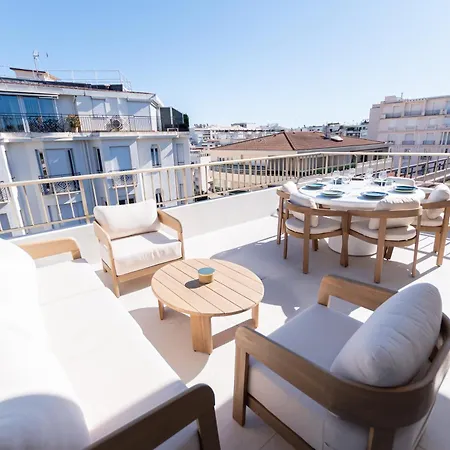 Lägenhet Terrasse Vue - 2br - Parking - Croisette 50m *