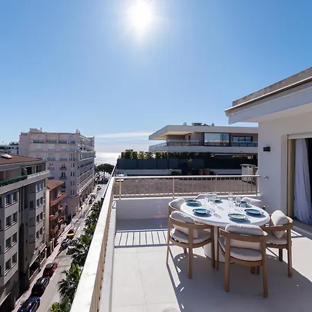 Terrasse Vue - 2br - Parking - Croisette 50m Lägenhet Cannes